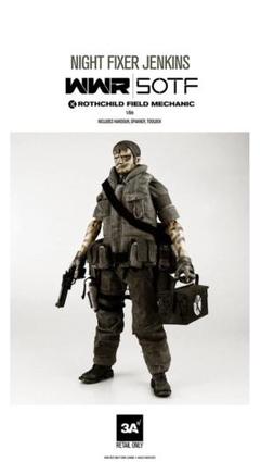 threeA 1/12フィギュア　WWR THE SHITTY 9 第3弾 Shitty 9 Commander VON NOM by Ashley Wood (one twelve) toy