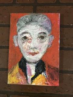 空飛ぶ画家糸川裕志のポップアートの人物画、次男の芳男です
