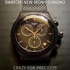SWATCH (スウォッチ) 【 IRONY CHRONO 】黒×金モデル