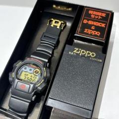 【新品未使用】G-SHOCK ジッポ付　限定　箱付　DW-8400GP-1JOのサムネイル