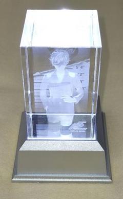 ペルソナ5 ジョーカー 雨宮蓮 主人公 ファミ通DXパック 3Dクリスタル 特典