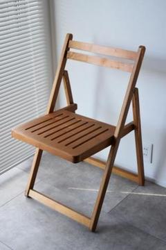 折りたたみ椅子　フォールディングチェア　古家具　ガーデンチェア