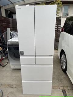 163Z 大型冷蔵庫 6ドア ガラスパネル 極美品 三菱 500L未満