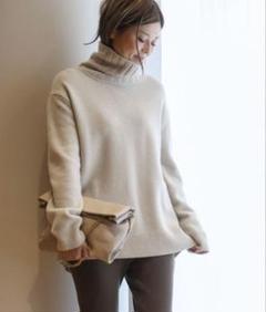 MUSE　ドゥーズィエムクラス　JADE　タートルネックニット　カシミヤウール DEUXIEME CLASSE - 【新品 定番】ドゥーズィエムクラス カシミヤ