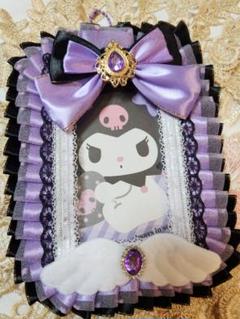 クロミちゃん風　トレカケース　硬質ケース　パープル系