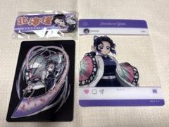 胡蝶しのぶ　ご当地缶バッチエンドロールクリアカード　鬼滅の刃全集中展北海道無限城
