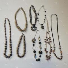 アクセサリーまとめ売りジャンク ◇同梱NG◇※北海道発送※△ 1円 ジャンク品 メッキアクセサリー