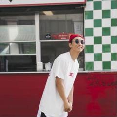 與真司郎 iamwhatiam ニット帽 赤