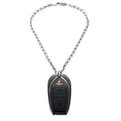 【BALENCIAGA】シルバーのアムールキーネックレス Balenciagaのシルバー Keyholder Cargo シン ネックレスがセール中
