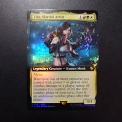 MTG 格闘家、ティファ 英語版 拡張アート foil ファイナルファンタジー