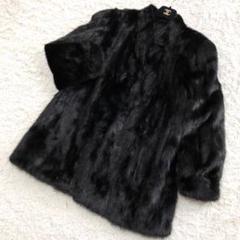 美品✨Miss Tskao フォックスファー 毛皮コート ハーフコート 9 M 2点20%off 毛皮コート ファーコート フォックス つぎはぎ