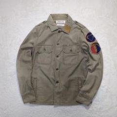 ✨大人気！REMI RELIEF ミリタリーシャツ M スタッズ ダメージ加工