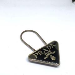 【正規品】PRADA プラダ 三角プレート チャーム ブラック M285