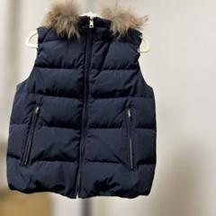 極美品✨MACKINTOSH ダウンベスト 2WAY フード着脱可能 ネイビー マッキントッシュフィロソフィーフード付きネイビーチェック