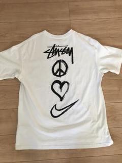 【亀梨和也着用】ステューシー×ナイキ☆ビックロゴ入Tシャツ刺繍ロゴ即完売入手困難 亀梨和也着用】ステューシー×ナイキ☆ビックロゴ入Tシャツ刺繍