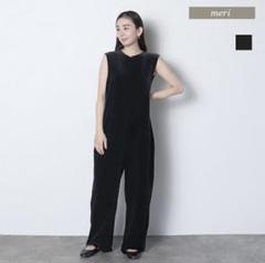 未使用　meri ミーリー　サロペット meri サロペット ブラック 新品未使用ミーリーの通販 by miiii
