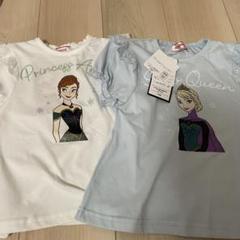 ベビー　キッズ　しまむら　アナ雪　Tシャツ　エルサ　アナ　100