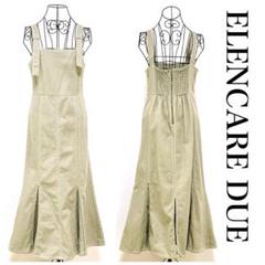 ELENCARE DUE ツイルマーメイドジャンスカ カーキ F【acr005】