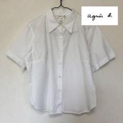 agnesb アニエスベー 白 シャツ Tシャツ 半袖