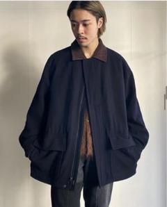 90s Dockers 襟レザー ドリズラージャケット ブルゾン ブラック　XL ドッカーズ 革ジャン 黒 ブラック │ヴィテージ古着屋Feeet 通販