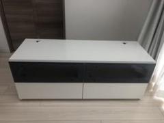 パモウナ テレビボード パールホワイト W120 - メルカリ