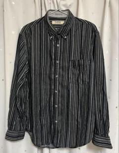 KANSAI JEANS ストライプシャツ 胸ポケット付き 匿名配送