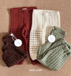yonkon ヨンコン クロシェ knit jogger xs