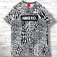 NIKE ナイキ Tシャツ 総柄 白×黒 L 1181