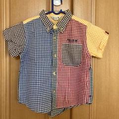 エーアーベー 95 チェック柄　半袖　ブラウス　シャツ