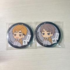ハイキュー TO THE TOP アニメイト限定 ホログラム缶バッジ 宮侑 宮治 ハイキュー!! ホログラム缶バッジvol.2 GiGOグループのお店限定