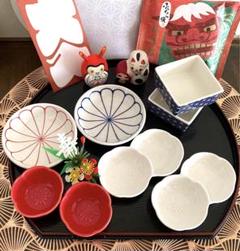 ゆっこ様専用 6点お祝い膳 おもてなし 豆皿 小鉢 正月食器セット 縁起物 迎春のサムネイル