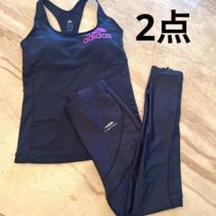 アディダスadidas＆TIGORAスポーツウェアヨガピラティス等2点まとめてM
