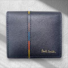 Paul Smith ポールスミス コインケース インセットストライプ ブラック