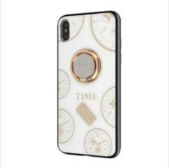 バンカーリング付 時計モチーフ iphoneケース♡white r00020