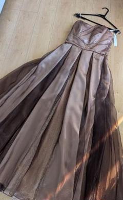 美品】エメジュネビビアンステージドレスくすみピンク桜色ロング桃色