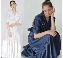 SNIDEL】新木優子×sweetコラボレーションドレス コットンロング