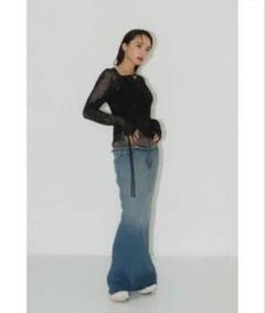 スカート knuth marf docking maxi denim skirt docking maxi denim skirt/2color | KNUTH MARF