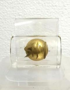 金色金属器 希少鳳凰の浮彫り 1960年製住友銀行刻印