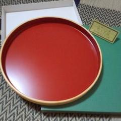 漆塗り 竹 お盆