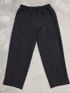 UNITED ARROWS & SONS　ワイドパンツ　S　黒　スラックス