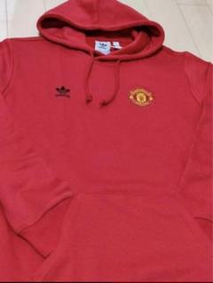 adidas マンチェスターユナイテッド　パーカー　M