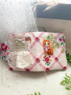 :*♡ミニアクセサリーポーチ♡ハンドメイド♡キャスキッドソン×コヤンイサムチョン