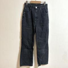 blkby Jeans デニムストレートパンツ　23サイズ　S ブラック　無地