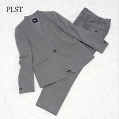プラステ パンツスーツ上下 M 白 スラブストレッチ カラーレス 洗濯可能 PLST(プラステ)公式 | 2WAYライトストレッチカラーレスジャケット