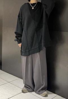 JEANASIS ダメージリメイクライクスウェット ブラック JEANASIS ダメージリメイクライクスウェット 美品 - メルカリ