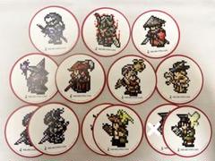 M*o様 FF14 スクエニカフェ コラボ コースター ドット絵 10種12枚 M*o様 FF14 スクエニカフェ コラボ コースター ドット絵 10種12