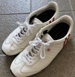 中古美品　パトリック　パミール PATRICK ホワイト／レッド 40
