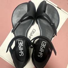 SHISEI ブラック サンダル 37.5 THUMB COVER SD THUMBHOLE SANDALS / BLACK – SHISEI
