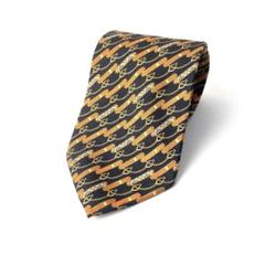 1117 Burberry バーバリー　ノバチェック　総柄　シルク　ネクタイ　黒