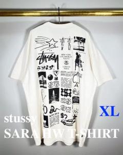 ★海外限定/送関込*stussy*新作*SARA HEAVYWEIGHT Tシャツ/PW★ ☆海外限定/送関込*stussy*新作*SARA HEAVYWEIGHT Tシャツ/PW